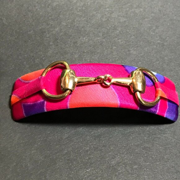 Bit Volume Barrette "Paloma" - Silk / Handmade / France Luxe / L. Erickson - Picture 12 of 16